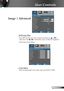 Page 27
27English

User Controls

 RGB Gain/Bias
Press   into the next menu as below and then use  or  to 
select item. Use  or  to select Red, Green, or Blue for brightness 
(Gain) and contrast (Bias).
 Color Space
Select an appropriate color matrix type from RGB or YPbPr.
Image | Advanced 