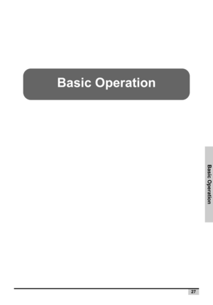 Page 2727
Basic Operation
Basic Operation 