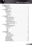 Page 1
English

Table of Contents ........................................................................\
...........
Usage Notice  ........................................................................\
..................2
Safety Information  ........................................................................\
.................2
Precautions........................................................................\
............................3
Eye Safety Warnings...