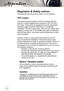 Page 545454
Appendices
Regulation & Safety notices
This appendix lists the general notices of your projector. 
FCC notice 
This device has been tested and found to comply with the 
limits for a Class B digital device pursuant to Part 15 of the 
FCC rules. These limits are designed to provide reasonable 
protection against harmful interference in a residential 
installation. This device generates, uses and can radiate radio 
frequency energy and, if not installed and used in accordance 
with the instructions,...