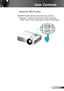 Page 2121English
User Controls
 Using the HELP button
The HELP function ensures easy setup and operation. 
 Press the “?” button on the remote control or press the 
“HELP” button on the control panel to open the Help Menu. 
/
/   