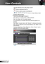 Page 6060English
User Controls
 Click the following icons under “Play Control”
•  : Click to disconnect host PC.
•  : Click to switch session to background.
•  : Click to change display region.
 Crestron RoomView
This is the control page of Flash UI.
Click “Power” to control power on/off of projector.
Click “Vol-, Mute, Vol+” to control volume.
In the SourceList, it includes all sources that the projector can 
process. 
Click “Menu” to open menu; click “Source” to choose next source; 
click “Auto” to detect the...