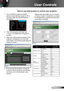 Page 4343English
User Controls
1. Turn on DHCP to allow the DHCP 
server to automatically assign an IP, or 
manually enter the required network 
information.
2. Then choose apply and press “
” button to complete the configuration 
process.
3. Open your web browser and type in the 
projector’s IP address from the OSD 
LAN screen. The following web page will 
display as below:
4. If connecting the projector to external 
Crestron control hardware, the settings 
can be found in the [tools] tab. (see 
picture).
How...