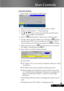 Page 29
29... English

User Controls

 Security Settings
  A. Press “Enter” to set password. (First time)
 
  1.  Password is allowed of 4~8 bits, Default value is “0000”. 
  2.   Display on the screen by “*” while inputting. 
  3.   Use        keys to select your input bits, and then press  
    “Enter” key to conﬁrm your selection.
  4.   Move to  and then press “Enter” key to conﬁrm ﬁnally.
  5.   On this screen, press the “Menu” key will jump to  directly,  
    and then press “Enter” key to conﬁrm your...