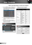 Page 4242English
User Controls
1. Turn on DHCP to allow the DHCP server 
to automatically assign an ip address 
or keep DHCP off to manually enter the 
network information
2. Then choose apply and press “
” button to complete the configuration 
process.
3. Open your web browser and type in 
the projector’s ip address to access the 
Crestron control page.
How to use web browser to control your projector
4. BPlease see below for keyboard 
character keys space limitation.
Category ItemInput-Length 
 
(characters)...