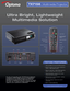 Page 1At only 3.2 pounds, the TX7156 from Optoma 
unleashes 3000 ANSI lumens of brightness, 
breaking the portability/brightness barrier. 
Whether traveling across the country or down 
the hall, the TX7156 provides images that will 
capture your audience’s attention. 
TX7156 | Multimedia Projector
Ultra Bright, LightweightMultimedia Solution
TX7156 FEATURES
❏  Ultra-portable 3.2-pound DLP® projector 
❏   Bright enough for even large conference 
rooms – 3000 ANSI lumens
❏   Easy-to-read text - native XGA...