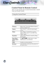 Page 18


User Controls

Control Panel & Remote Control
There are two ways for you to control the functions: Control 
Panel and Remote Control.
Using	the	Control	Panel
////
 PowerRefer to the “Power On/Off the Projector” section	on	pages	14-15.
SourcePress	“Source”	to	select	the	input	signal	
source.
MenuPress	“Menu”	to	launch	the	on-screen	
display (OSD) menu. To exit OSD, Press 
“Menu”	again.
KeystoneAdjust	image	distortion	caused	by	tilting	
the	projector.
Four Direc-
tional Select 
Keys
Use...