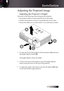 Page 1717
Adjusting the Projected Image
Adjusting the Projector’s Height
Take note of the following when setting up the projector:•  The projector table or stand should be level and sturdy.
•  Position the projector so that it is perpendicular to the screen.
•  Ensure the cables are in a safe location. You could trip over them.
F cs
Z
A -M teK yto e+
R-S nP w rPw r ap T
m
E tr
M
n
Kyto e-
S
uc
C
D
B
A
1.  To raise the level of the projector, lift the projector [A] and press 
the height-adjuster button  [B].
The...