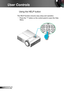 Page 2424English
User Controls
 Using the HELP button
The HELP function ensures easy setup and operation. 
 Press the “?” button on the control panel to open the Help 
Menu. 
/
/   