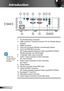 Page 1010English
Introduction
RJ-45MOUSE
(SERVICE)HDMI
VGA-OUT
RS-232C VGA2-IN/YPbPr
VGA1-IN/YPbPr/VIDEO
AUDIO1-IN(VGA1/VGA2)
AUDIO2-IN(VIDEO)
AUDIO-OUT
MIC
4312857
11
	Monitor loop through only sup-ported in VGA1-IN/YPbPr. 
RJ-45 Networking Connector1. 
USB Connector / Type-B (Connect to PC for Remote Mouse 2. 
function)
HDMI Connector3. 
VGA-Out Connector (Monitor Loop-through Output)4. 
VGA1-In/YPbPr/5.  Connector  
(PC Analog Signal/Component Video Input/HDTV/YPbPrr/
Wireless function via VGA Dongle)...