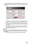 Page 57EN-57 2. The tools page allows you to manage the projector, configure the LAN 
control settings and secure access of remote network operation on this 
projector.
i. This section is only used with the Crestron Control System. Please 
contact Creston or refer to its user manual for setup information.
ii. This area is used for naming the projector, associating it with a par-
ticular location, assigning a responsible party to it, and adjusting net-
work settings.
iii. This area is used to set User and Admin...