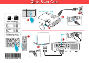 Page 1FOCUSP
IC
TU RE B
YSD  C
ard
V G A-
IN /
Y PbP rVG A-
O UT
R
J
-4 5U SB  
/D I
S PL
A Y A
UD
PICTURE BY
SD Card
RS232C
VIDEOS-VIDEO
VGA-IN/YPbPr
VGA-OUT
RJ-45
HDMI
USB /DISPLA
Y AUDIO-OUTAUDIO-IN
MOUSE/SER VICE
PI
C TU RE 
B YSD
 Card
VGA-IN/YPbPrVGA-OUT
RJ-45
HDMIUSB 
/DISPLA Y AUDIO-OUT
MOUSE/SER
VICE
Qu i c k St a r t ca r d
*36.8NP02G001-A*P/N 36.8NP02G001-A
1
2
4
5
Toggle Output SettingsAcer  [Fn] + [F5]
Asus [Fn] + [F8]
Dell [Fn] + [F8]
Gateway [Fn] + [F4]
HP/Compaq [Fn] + [F4]
IBM/Lenovo [Fn] +...