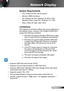 Page 9999English
Network Display
System Requirements
 ►CPU: Pentium P4-M 1.5G and above
 ►Memory: 256M and above
 ►OS: Windows 2K SP4, Windows XP SP2 or SP3, 
Windows Vista or Vista SP1, Windows 7 or 7 SPI
 ►Office: Office XP, 2003, 2007, 2010
Limitations:
PtG supports all animation effects that can be displayed on 
the desktop screen. However, PtG CANNOT/DOES NOT 
support the following conditions:
1. PtG does not support animation effect that is using 
timer or repeat function to playback automatically.
2. PtG...