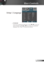 Page 31
3English

User Controls

 Language
Choose the multilingual OSD menu. Press  or  into the sub 
menu and then use the  or  key to select your preferred  
language. Press “Enter” to finalize the selection. 
Setup | Language 