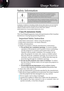 Page 33
Safety Information
The lightning flash with arrow head within an equilateral triangle is  
intended to alert the user to the presence of uninsulated “dangerous \
 
voltage” within the product’s enclosure that may be of sufficient  
magnitude to constitute a risk of electric shock to persons.
The exclamation point within an equilateral triangle is intended to alert 
the user to the presence of import operating and maintenance (servicing\
) 
instructions in the literature accompanying the appliance....