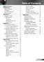 Page 11English
Table of Contents ............................1
Usage Notice ...................................2
Safety Information ...............................2
Precautions  .........................................3
Eye Safety Warnings  ..........................5
Product Features ................................5
Introduction ......................................6
Package Overview  ..............................6
Product Overview  ...............................7
Main Unit...