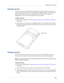Page 253Resetting your handheld
243
Performing a soft reset
A soft reset tells your handheld to stop what it’s doing and start over again. All 
records and entries stored in your handheld are retained with a soft reset. After a 
soft reset, the Preferences screen appears and the Date and Time option is 
highlighted so you can reset the date and time if needed. 
To perform a soft reset:
1.Open your handheld. See“Opening and closing your handheld” in Chapter 2 
for details.
2.Use the tip of your stylus or an...