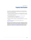Page 369355
APPENDIX B
Frequently Asked Questions
If you encounter a problem with your handheld, do not call Technical Support 
until you have reviewed the frequently asked questions in this appendix and you 
have also reviewed the following:
nThe readme file located in the folder where you installed the Palm™ Desktop 
software on your Windows computer or on your installation CD for Mac users 
nThe Palm Desktop online Help
nThe Palm Desktop Software for the Macintosh User ’s Guide located in the 
Documentation...
