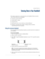Page 3323
CHAPTER 3
Entering Data in Your Handheld
This chapter explains how to enter data into your handheld. There are several 
ways to enter data into your handheld:
nUsing the onscreen keyboard
nUsing Graffiti® writing
nUsing Note Pad
nBeaming data from a device that has an infrared (IR) port
nEntering or importing data in Palm™ Desktop software and then 
synchronizing with your handheld
Using the onscreen keyboard
You can open the onscreen keyboard anytime you need to enter text or numbers on 
your...