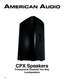 Page 1CPX Speakers
Professional Powered Two-Way 
Loudspeakers
11/13 