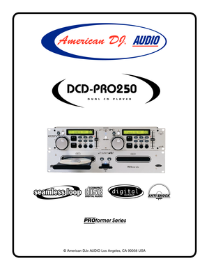 Page 1© American DJ® AUDIO Los Angeles, CA 90058 USA PROformer Series 5       