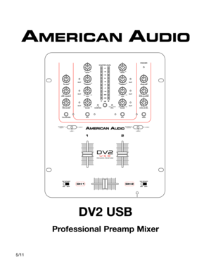 Page 1DV2 USB  
Professional Preamp Mixer
   5/11 