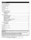 Page 2
 CONTENTS
©American Audio®   -   www.americanaudio.us   -   MCD-810™ Instruction Manual Page 2
SAFETY  PRECAUTIONS........................................................................................................................3
ELECTRICAL PRECAUTIONS................................................................................................................4
SAFETY...