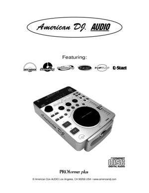 Page 1© American DJ® AUDIO Los Angeles, CA 90058 USA  www.americandj.com
Featuring:
SamplingSamplingFLIPFLOP 