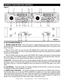 Page 9
 gENErAL FUNCTIONS  AND CONTrOLS 
A. SD PLAYER  (FIgURE 1)
1. SEARCH  MODE  BUTTON  - Press  this  button  to  toggle  between  fast  search  (LED  lit)  and  slow 
search (LED off). The fast search will automatically turn off if the jog Wheel (20) is not used for more 
then 15 seconds. 
  - When  in  PLAY  mode,  you  can  use  the jog  Wheel  (20)  to  search  fast,  backward  or  forward 
through the current track. If in PLAY mode and the SEARCH mode is not activated the JOG WHEEL 
will act as a...