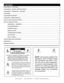 Page 2
©American Audio®   -   www.americanaudio.us   -   TTD-2400™ Instruction Manual Page 3
ELECTRICAL CAUTIONS.......................................................................................................................3
ELECTRICAL  SAFETY  INSTRUCTIONS................................................................................................5
CHANGING  OPERATING  VOLTAGE
...................................................................................................6...