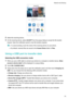 Page 802Selectthereceivingdevice.
3 Onthereceivingdevice,select ACCEPTfromthepopupdialogtoacceptthefiletransfer
request.Openthenotificationpaneltoviewfiletransferprogress.
z Tocancelsending,touchthenameofthereceivingdeviceonyourphone.
z Bydefault,receivedfilesaresavedtothe HuaweiSharefolderinFiles.
UsingaUSBporttotransferdata
SelectingtheUSBconnectionmode 1 WhenyouuseaUSBcabletoconnectyourphonetoacomputeroranotherdevice, Allow...