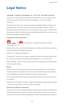 Page 97Legal Notice 
92
Legal Notice
Copyright © Huawei Technologies Co., Ltd. 2013. All rights reserved.
No part of this manual may be reproduced or transmitted in any form or by any means 
without prior written consent of Huawei Technologies Co., Ltd. and its affiliates 
(Huawei).
The product described in this manual may include copyrighted software of Huawei and 
possible licensors. Customers shall not in any manner reproduce, distribute, modify, 
decompile, disassemble, decrypt, extract, reverse engineer,...