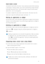 Page 139
Getting started 
Auto-rotate screen
Your phone is built with a tilt sensor. If you rotate your phone when browsing 
a web page or viewing a photo, your screen automatically changes between 
landscape and portrait view. Youll also be able to enjoy tilt sensor-based 
applications, such as racing games. 
To enable or disable the auto-rotate screen function, flick down from the 
status bar to open the notification panel, and touch  .
Moving an application or widget
On the home screen, touch and hold an...