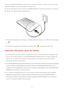 Page 84
If you are charging the battery for the first time, charge it for at least 12 hours to ensure that your 
HUAWEI MediaPad can correctly display the battery level. 
1. Use the USB cable that comes with your HUAWEI MediaPad to connect the charger to your device.
2. Connect the charger plug to a power outlet.
• If the device is powered on, the battery is charging when the battery icon in the status bar changes 
to 
.
• If the device is powered off, the battery is charging when is displayed on the screen....