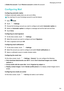 Page 120z
Deletetheaccount:T ouchRemoveaccounttodeletetheaccount.
ConfiguringMail Configuringautomaticreplies
Configureautomaticreplieswhenyouareoutofoffice. YoumustlogintoyourExchangeaccounttousethisfeature.
1 Open Email.
2 T

ouch !Settings.
3 ChoosetheExchangeaccountyouwanttoconfigureandswitch Automaticreplieson.
4 SwitchonAutomaticrepliestoconfigureamessageandsetthestartandendtime.
5 T

ouchDone.
Configuringanemailsignature
1...