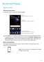 Page 17ScreenandDisplay
HomescreenAboutthehomescreenUsethehomescreentoaccessyourappsandwidgets.
 Thenavigationbarisdisabledbydefaultondeviceswiththefront-facingfingerprintsensor
navigationbutton.T
oenablethenavigationbar,youcantouch Settings!Navigationkey!
Virtualnavigationbar .However,thiswilldisablethenavigationbutton,whichmeansyour
devicewillnotrespondwhenyoutouch,hold,orswipeonthenavigationbutton.
Basicscreengestures...