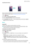 Page 51UsingBluetoothtethering

BeforeusingBluetoothtethering,pairyourdevicewiththosethatwanttouseyourmobile
Internet.Formoreinformation,refertoConnectingtootherdevicesusingBluetooth .
1 Open Settings.
2 T
ouchMore!Tethering&portablehotspot .
3 SwitchonBluetoothtethering toshareyourmobileInternet.
4 OntheBluetooth screen,touch nexttothepaireddevice,andthenswitchon
Internet
access toshareyourmobileInternet.
W

i-Fi
AboutWi-Fi...