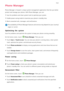Page 64Apps
60
Phone Manager
Phone Manager is Huaweis unique system management application that lets you better 
protect and manage your phone. With Phone Manager, you can:
• Scan for problems and clean system trash to optimize your system.
• Enable power saving mode to maximize your phones standby time.
• Block unwanted calls, messages, and notifications.
 The availability of Phone Manager features and services may depend on your country/
region or carrier.
Optimizing the system
Scan for problems and optimize...
