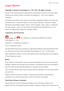 Page 96Safety information 
91
Legal Notice
Copyright © Huawei Technologies Co., Ltd. 2015. All rights reserved.
No part of this manual may be reproduced or transmitted in any form or by any means 
without prior written consent of Huawei Technologies Co., Ltd. and its affiliates 
(Huawei).
The product described in this manual may include copyrighted software of Huawei and 
possible licensors. Customers shall not in any manner reproduce, distribute, modify, 
decompile, disassemble, decrypt, extract, reverse...