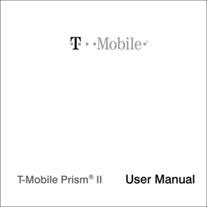 Page 1T-Mobile Prism   IIUser Manual® 