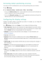 Page 145Settings
138
Increasing indoor positioning accuracy
Your phone uses Wi-Fi and Bluetooth for more accurate positioning when you are indoors.
1 Open Settings.
2 Touch Advanced settings > Location access > Menu > Scan settings.
• Turn on the WLAN scanning switch. Location applications and services will continually scan 
for Wi-Fi networks for more accurate positioning.
• Turn on the Bluetooth scanning switch. Location applications and services will search for 
Bluetooth devices for more accurate...