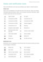 Page 37Getting to know your phone    
30
Status and notification icons
Status and notification icons may vary according to your region or network operator.
Status icons
Status icons are displayed on the right-hand side of the status bar. Status icons display 
information about your phones status, such as network connection information, signal 
strength, battery level and time information.
Notification icons
Notification icons are displayed on the left-hand side of the status bar when you receive 
a new message...