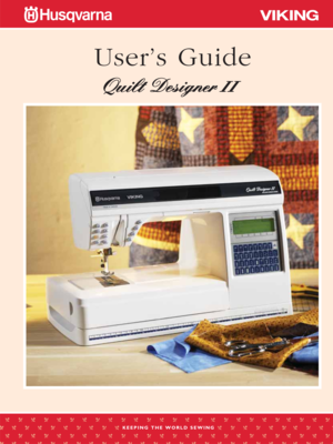 Page 1User’s Guide
KEEPING THE WORLD SEWING 