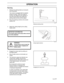 Page 31English-29
OPERATION
Running
1. Release the parking brake by moving the 
lever downward.
Your mower is equipped with an operator 
presence system. When the engine is 
running, any attempt by the operator to 
leave the seat without first setting the 
parking brake will shut off the engine.
2. Move the steering controls to the neutral 
position (N).
3. Select the cutting height by the cutting 
height pedal.
4. Engage the mower deck by pulling out 
the blade switch.
5. Move throttle control to full throttle...