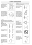 Page 2222 Ð English
SAFETY INSTRUCTIONS
C Clearing the trunk and preparing your retreat
Remove any branches that
are in the way. To do this it is
best to work from the top
down and keep the trunk
between you and the chain
saw. Never limb above
shoulder height.
Remove any undergrowth
from the base of the tree and
check the area for obstacles
(stones, branches, holes, etc.)
so that you have a clear path
of retreat when the tree starts
to fall. Your path of retreat
should be roughly 135
degrees behind the...