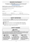 Page 44
REGISTER THE PRODUCT
Please register your new Soff-Cut 4000 with Husqvarna Construction Products by mailing
in the registration card that came with the machine or you can register on the internet site  
www.husqvarnawarranty.com
Registration will allow us to contact in case of any critical updates or\
 recalls on this machine.   
Warranty registration has also been found to be helpful in tracing stolen equipment.
Record the following information for your records:
PURCHASE DATE: ________________
MODEL...