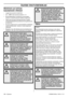 Page 292 
ÜLDISED OHUTUSEESKIRJAD
 
292
 
 – 
 
Estonian
 
1155296-38
 
 Re
 
v
 
.1 
 
2012-11-19
 
Meetmed uue kettsae 
 
kasutamisele võtmisel
 
•
 
Lugege kasutusjuhend hoolikalt läbi.
 
•
 
(1)
 
 - 
 
(107)
 
 viitab illustratsioonidele lk. 2-6.
 
•
 
Kontrolli lõikeseadme monteerimist ja korrasolekut. 
Juhised on toodud Koostamist käsitlevas alajaotuses.
 
•
 
Täitke paak kütusega ja käivitage kettsaag. Vaadake 
juhiseid peatükkidest Kütuse käsitsemine ning Käivitamine 
ja seiskamine.
 
•
 
Ära alusta...