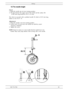 Page 25              25 104 72 47-26
10. The needle height
Check
1. Bring the needle into its lower turning position.
2. The gap between the upper end of the needle and the surface (B)
     of the hook ring should be 29.15 ± 0.2 mm.
The check is executed with a polished needle 90 which is 29.15 mm long.
Order nr. 412 35 29 - 01
Adjustment
1. Bring the needle to its lower turning position.
2. Loosen screw (A) and move the needle bar until the correct
    measure is obtained.
3. Tighten the screw.
NOTE! Check by...