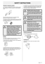 Page 5 
English
 
 – 5
 
SAFETY INSTRUCTIONS
 
Vibration damping system
 
Your machine is equipped with a vibration damping system 
that is designed to minimize vibration and make operation 
easier.
Use of incorrectly wound cord or an incorrect cutting 
attachment increases the level of vibration.
The machine
 
′
 
s vibration damping system reduces the transfer 
of vibration between the engine unit/cutting equipment and 
the machine
 
′
 
s handle unit.
 
Mufﬂer
 
The mufﬂer is designed to keep noise levels...