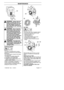 Page 17English --- 17
115491326 Rev. 2 4/30/12
MAINTENANCE
Air filter
The air filter (GG) must be regularly cleaned
to remove dust and dirt in order to avoid:
S Carburetor malfunctions
S Starting problems
S Loss of engine power
S Unnecessary wear to engine parts
S Excessive fuel consumption
S Elevated content of harmful exhaust
fumes.
Clean the filter every 25 hours, or more
regularly if conditions are exceptionally
dusty.
Cleaning the air filterRemove the air filter cover (HH) and take out
the filter. Wash it...